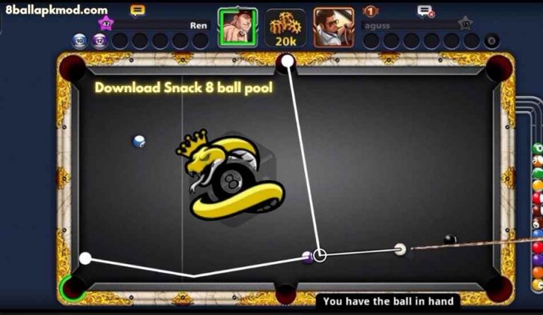 Snack 8 ball pool